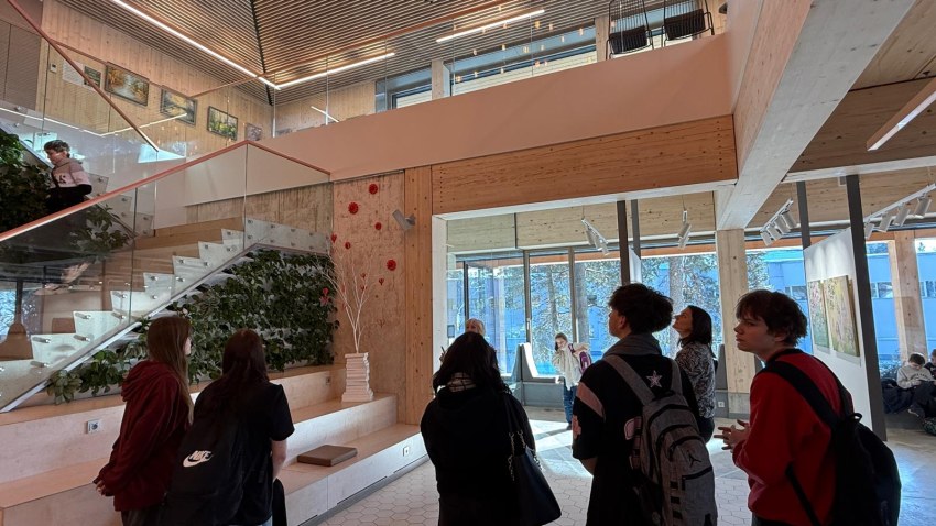 Ekopadomes pieredzes apmaiņas brauciens uz Ogres tehnikumu